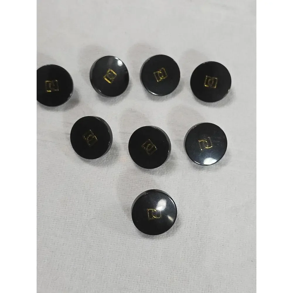 VTG Buttons Brown‎ Shades Double D (Duffer?)(9)1/2
